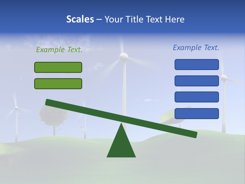 Nat Alternativ Windenergie PowerPoint Template