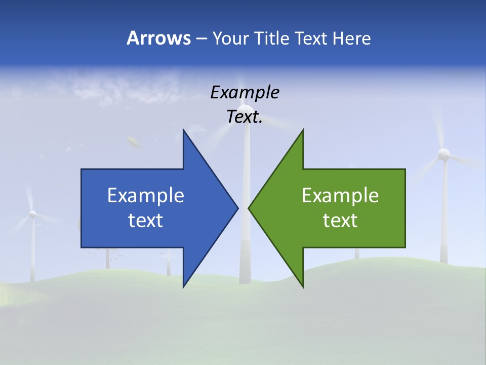 Nat Alternativ Windenergie PowerPoint Template