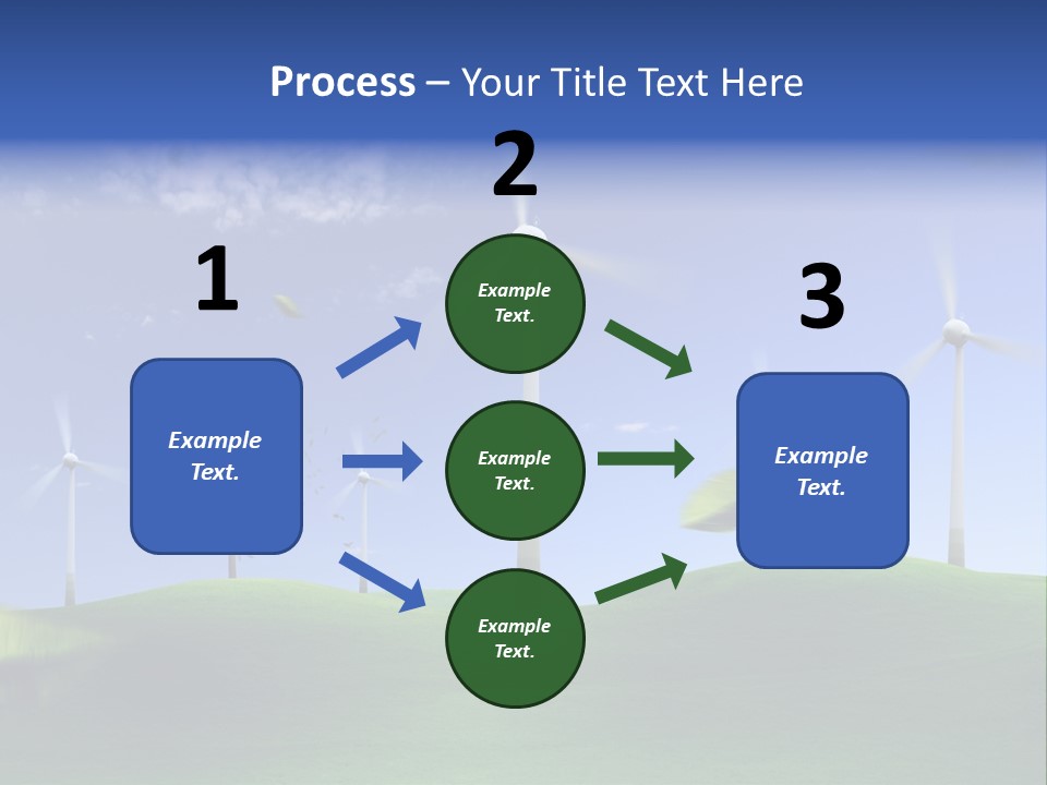 Nat Alternativ Windenergie PowerPoint Template