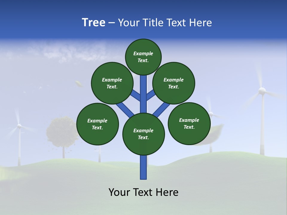 Nat Alternativ Windenergie PowerPoint Template