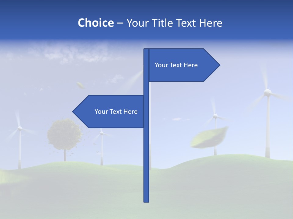 Nat Alternativ Windenergie PowerPoint Template