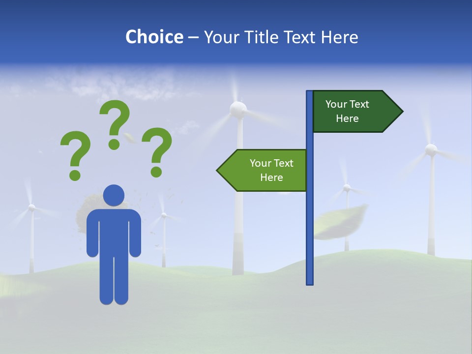 Nat Alternativ Windenergie PowerPoint Template