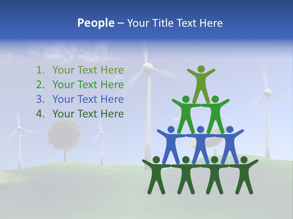 Nat Alternativ Windenergie PowerPoint Template