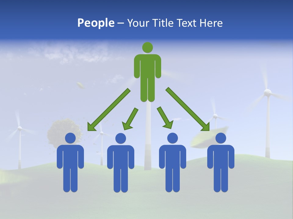 Nat Alternativ Windenergie PowerPoint Template