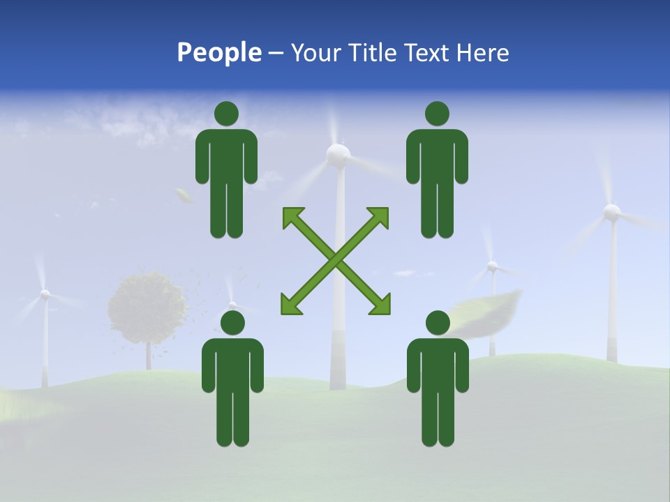 Nat Alternativ Windenergie PowerPoint Template