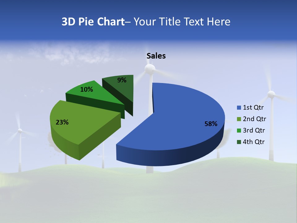 Nat Alternativ Windenergie PowerPoint Template