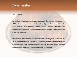 Apple Sweet Golden PowerPoint Template