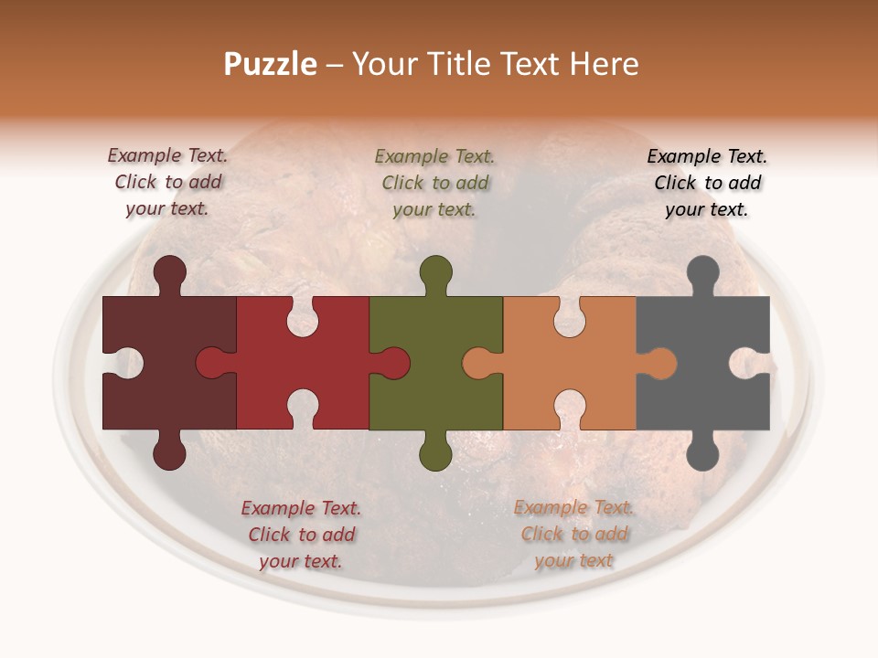 Apple Sweet Golden PowerPoint Template