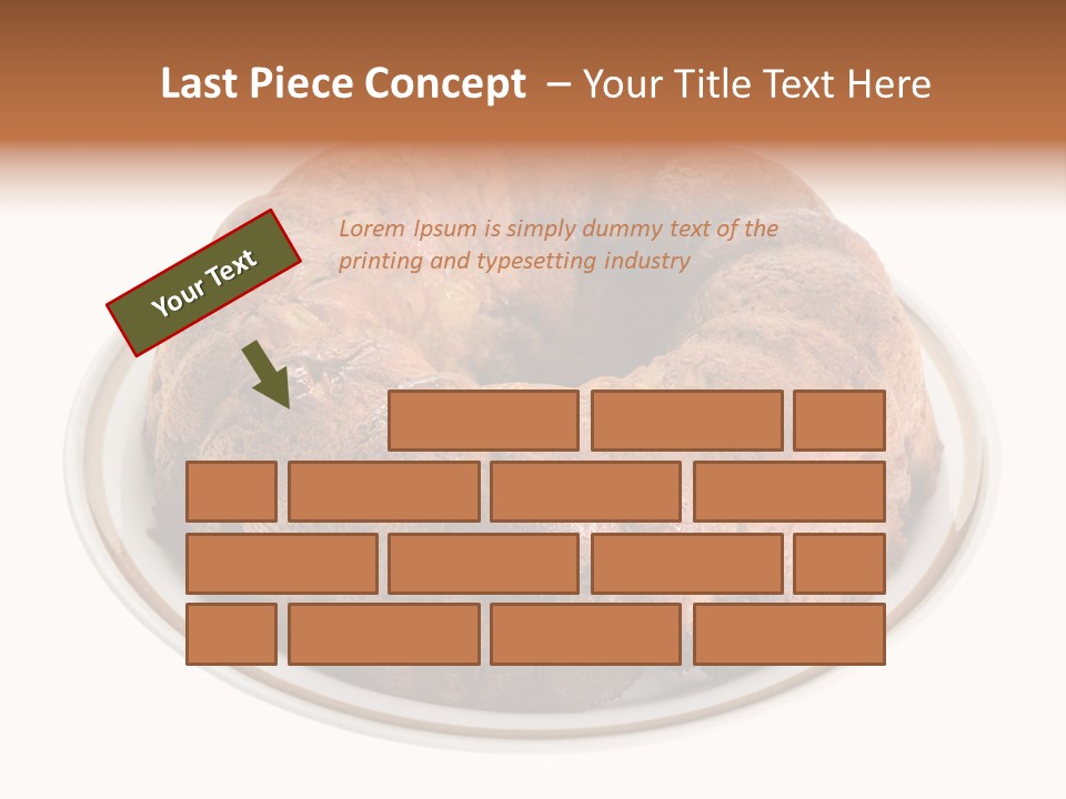 Apple Sweet Golden PowerPoint Template