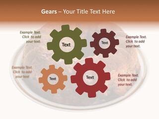 Apple Sweet Golden PowerPoint Template