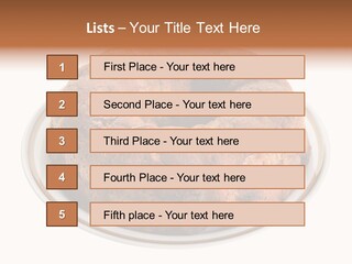 Apple Sweet Golden PowerPoint Template