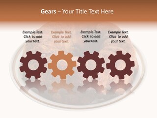 Apple Sweet Golden PowerPoint Template