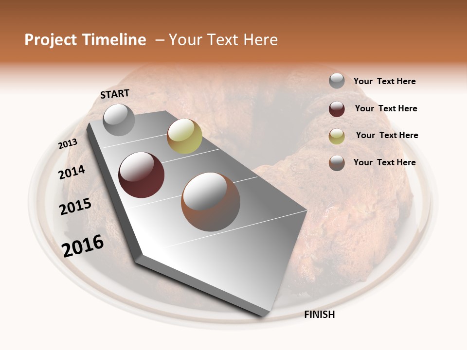 Apple Sweet Golden PowerPoint Template