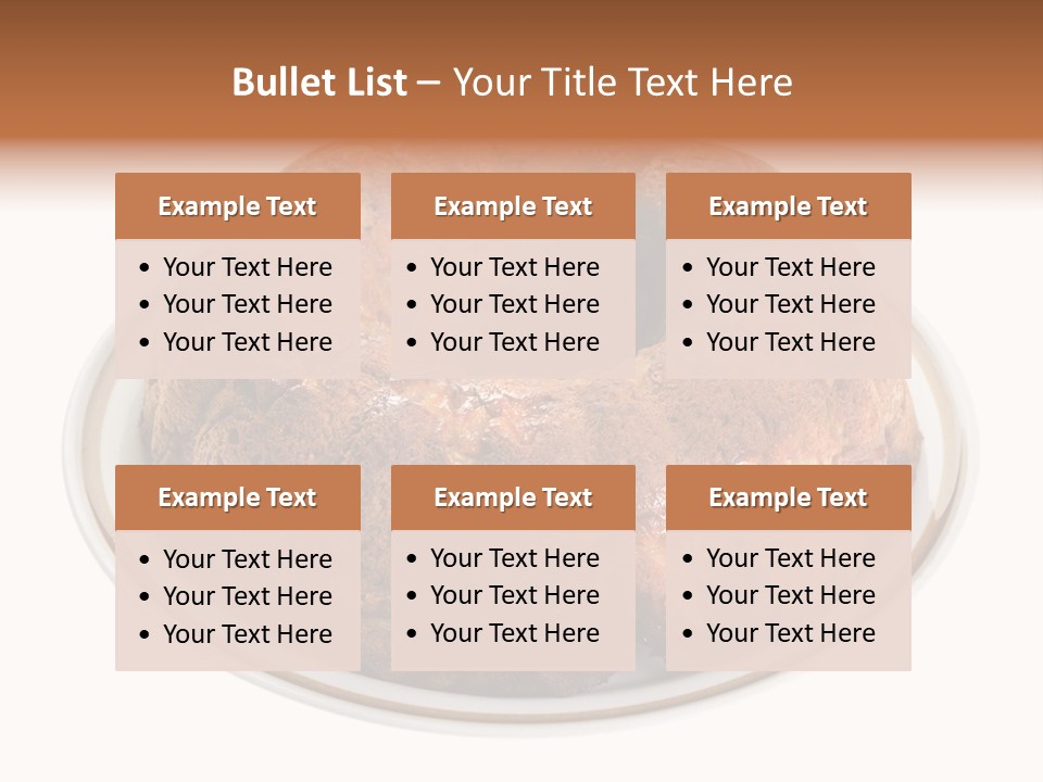 Apple Sweet Golden PowerPoint Template