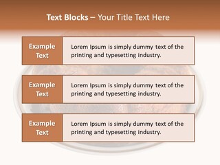 Apple Sweet Golden PowerPoint Template