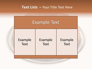 Apple Sweet Golden PowerPoint Template