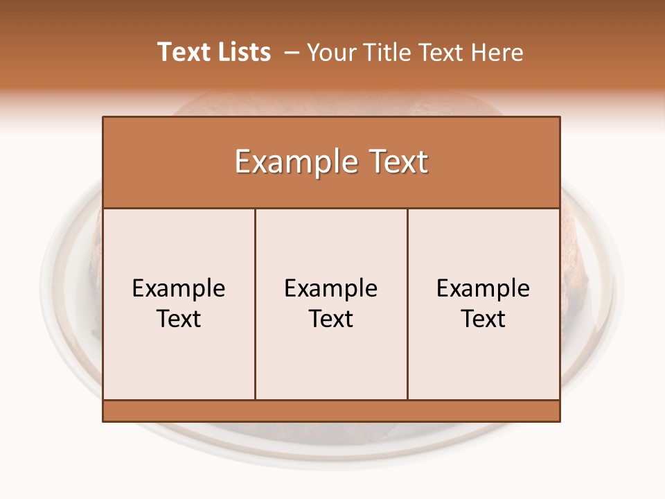 Apple Sweet Golden PowerPoint Template