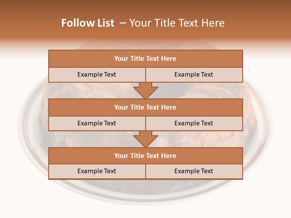 Apple Sweet Golden PowerPoint Template