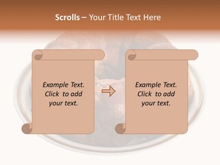 Apple Sweet Golden PowerPoint Template