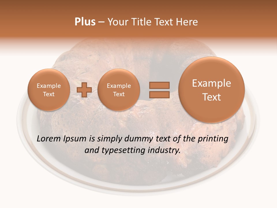 Apple Sweet Golden PowerPoint Template