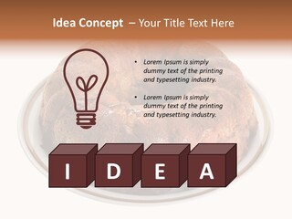 Apple Sweet Golden PowerPoint Template