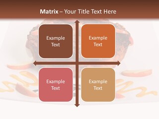 Isolated Bake Dessert PowerPoint Template