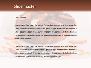 Isolated Bake Dessert PowerPoint Template