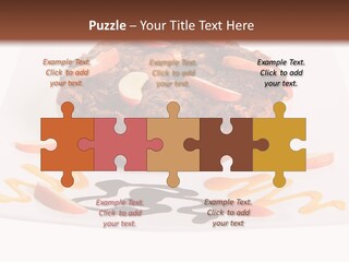 Isolated Bake Dessert PowerPoint Template