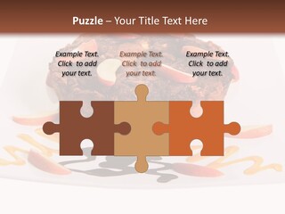 Isolated Bake Dessert PowerPoint Template