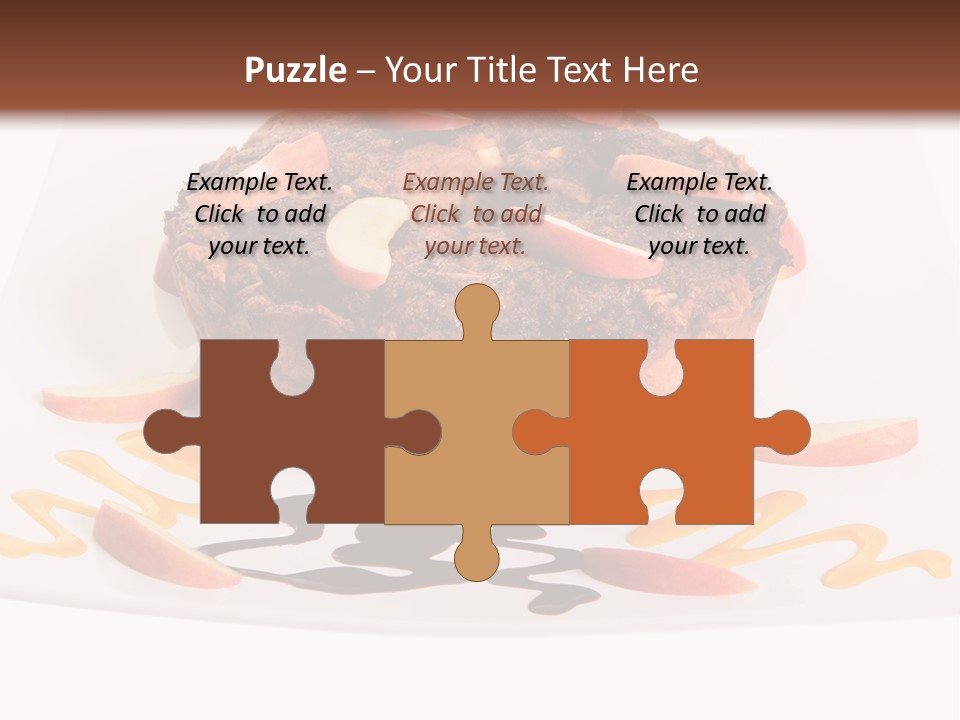 Isolated Bake Dessert PowerPoint Template