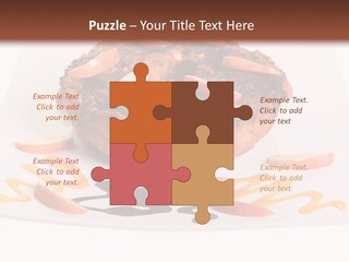 Isolated Bake Dessert PowerPoint Template