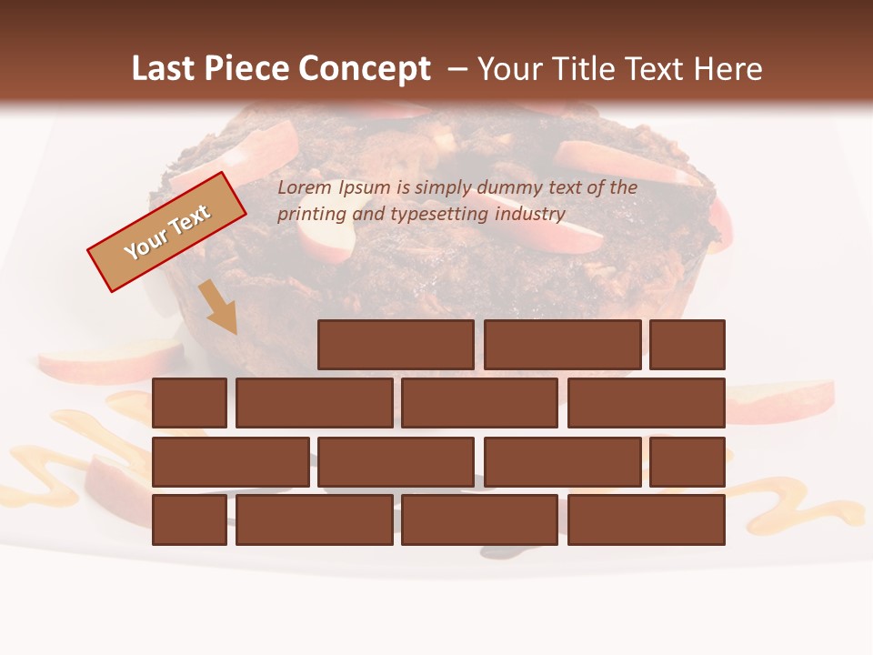 Isolated Bake Dessert PowerPoint Template