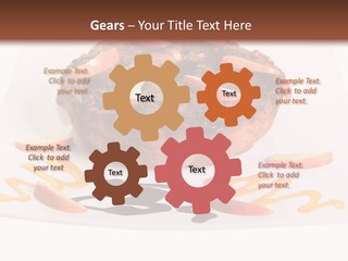 Isolated Bake Dessert PowerPoint Template