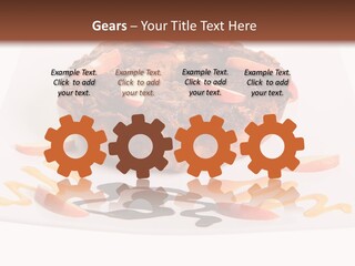 Isolated Bake Dessert PowerPoint Template