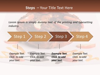 Isolated Bake Dessert PowerPoint Template