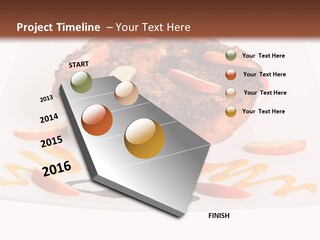 Isolated Bake Dessert PowerPoint Template
