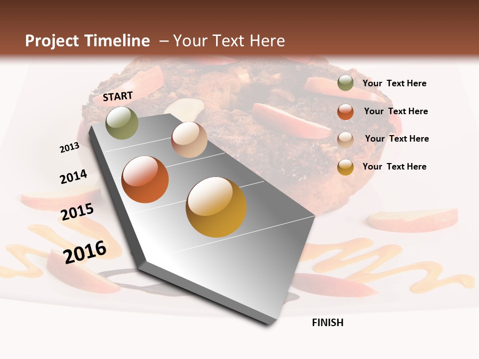 Isolated Bake Dessert PowerPoint Template