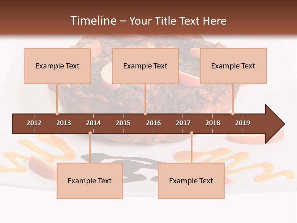 Isolated Bake Dessert PowerPoint Template