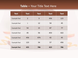 Isolated Bake Dessert PowerPoint Template