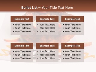 Isolated Bake Dessert PowerPoint Template