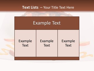 Isolated Bake Dessert PowerPoint Template