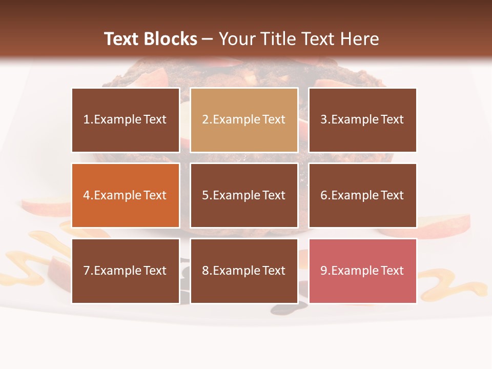 Isolated Bake Dessert PowerPoint Template