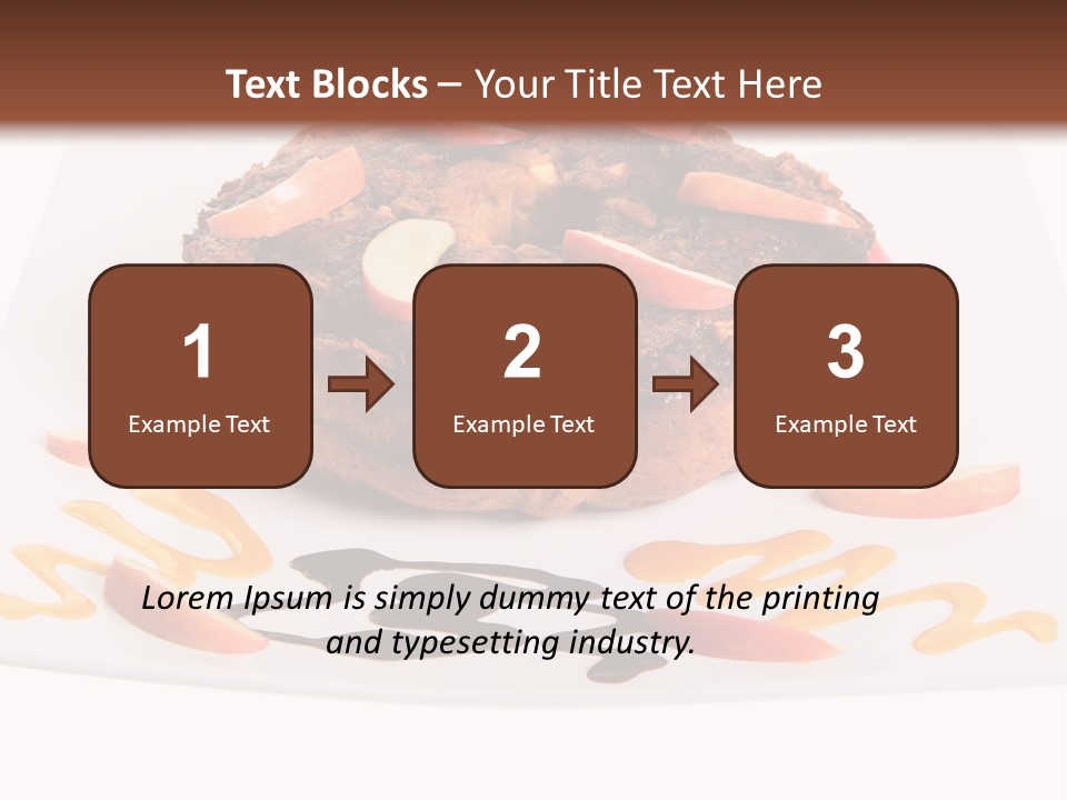 Isolated Bake Dessert PowerPoint Template