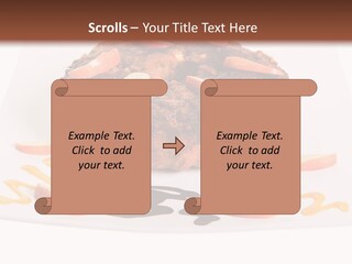 Isolated Bake Dessert PowerPoint Template