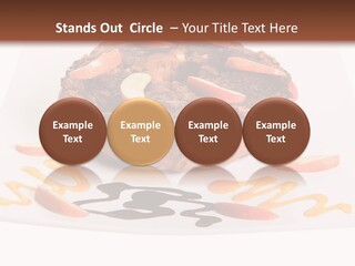 Isolated Bake Dessert PowerPoint Template