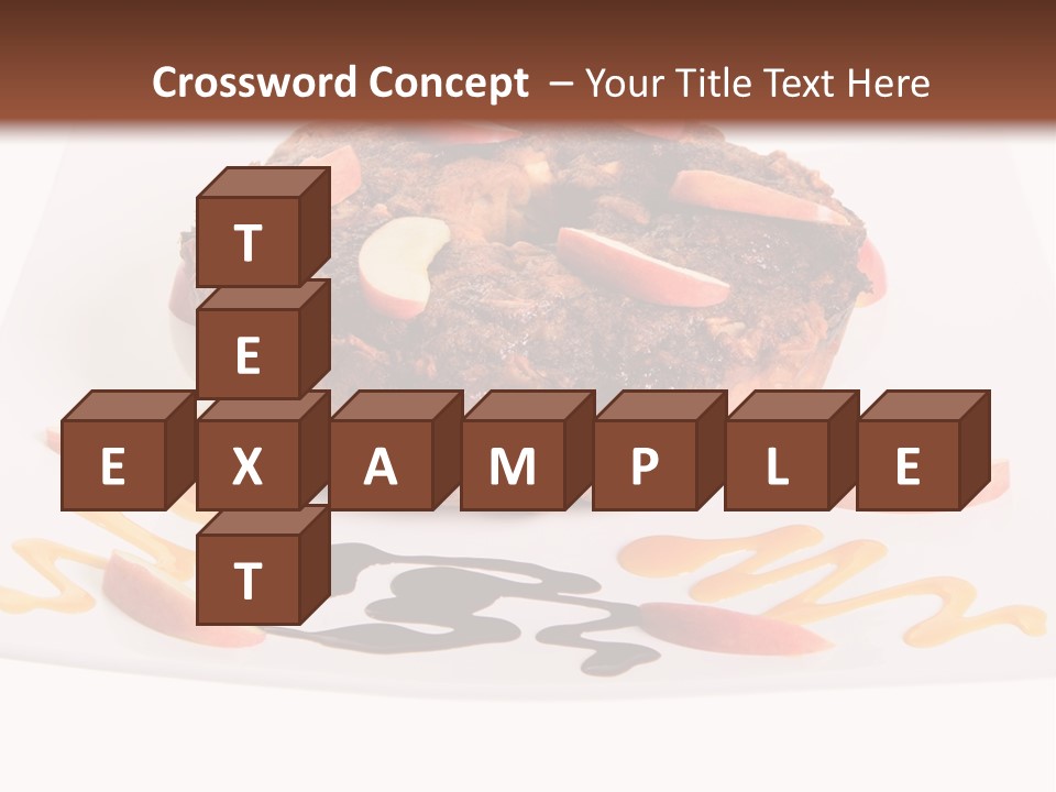 Isolated Bake Dessert PowerPoint Template