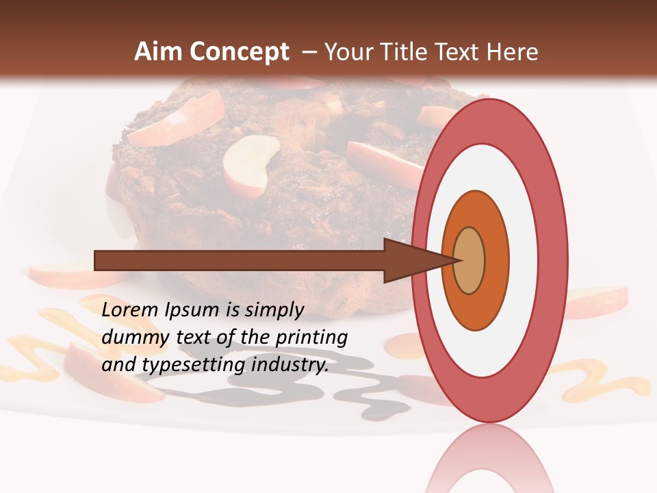 Isolated Bake Dessert PowerPoint Template