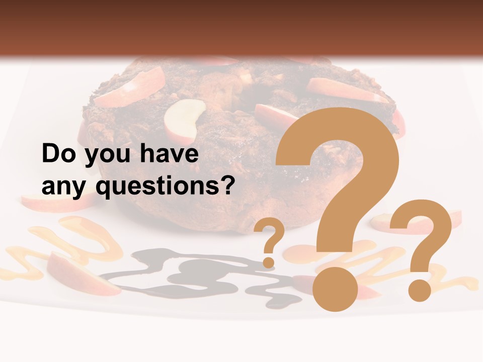 Isolated Bake Dessert PowerPoint Template