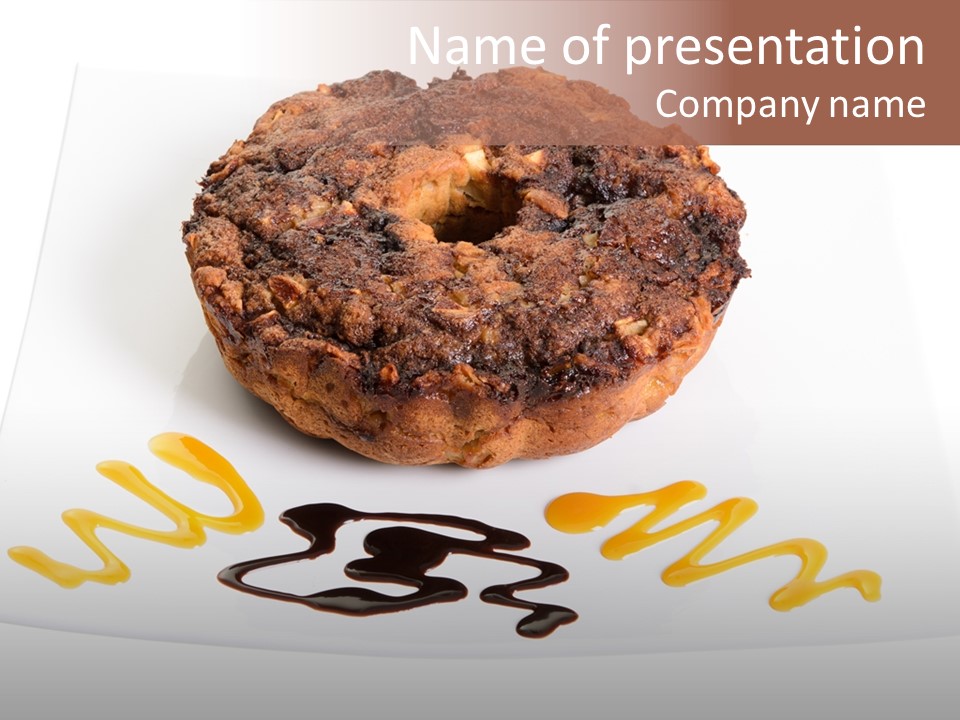Baked Plate Bakery PowerPoint Template