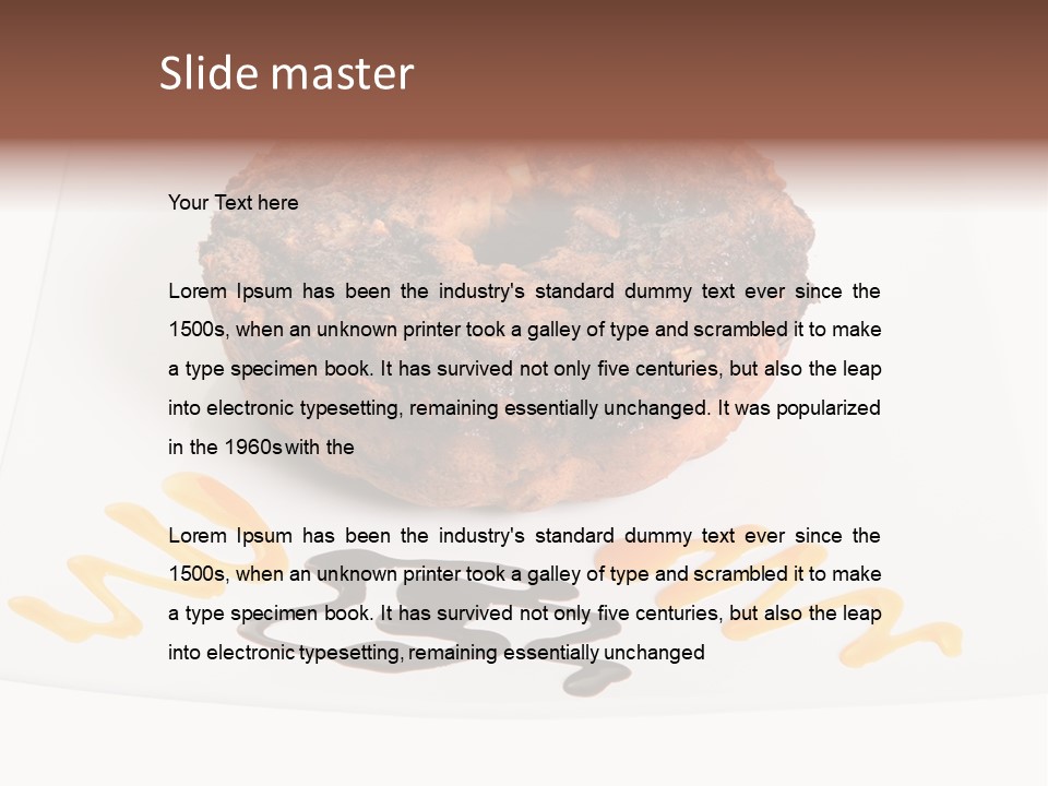 Baked Plate Bakery PowerPoint Template